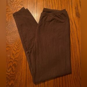 Simply Vera Vera Wang Women's Brown Leggings Size L